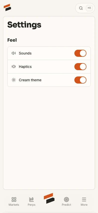 Settings on umbra-trade.vercel.app: Security with Recovery words, Backup file and Passphrase lock, then Find wallets from your words.